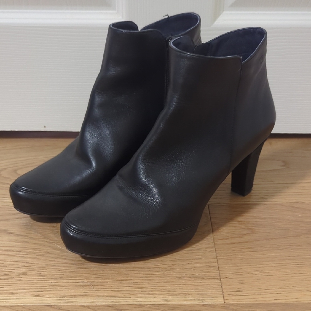 Elegant Black Ankle Boots. DOR King, Made In Spain. Size 40 Euro Or 8.5 US
